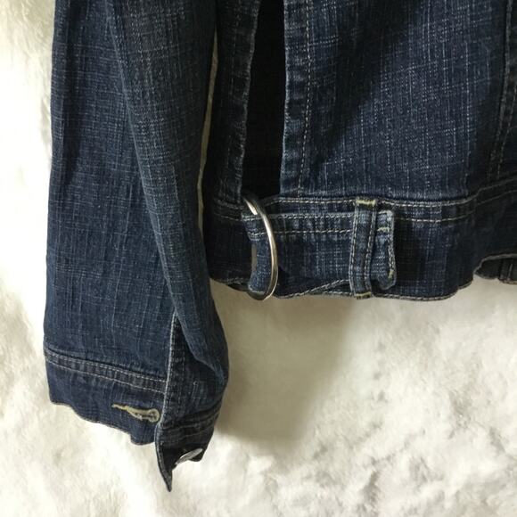 BCBGMaxAzria Jeans Cropped Jean Jacket - Picture 12 of 16